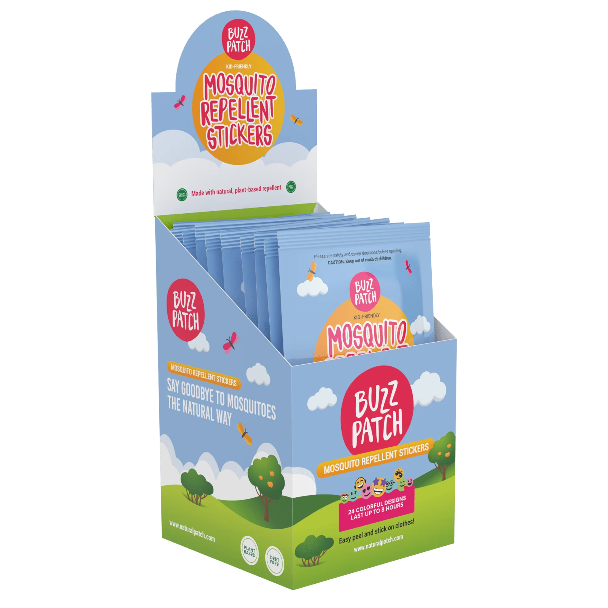 30 x BuzzPatch individual resale packets in a Retail Display Box - US - Image 3